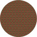 Square Patterned Dark Bisque Brown Rug, pat2311brn