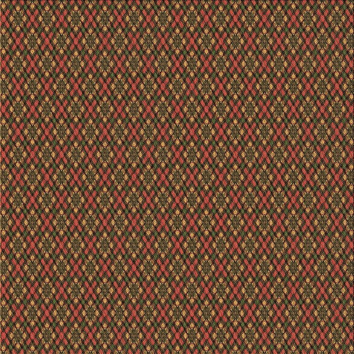 Round Machine Washable Transitional Dark Bisque Brown Rug, wshpat2311brn