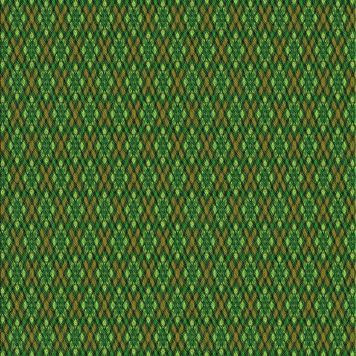 Patterned Dark Lime Green Rug, pat2311grn