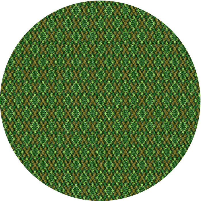 Square Machine Washable Transitional Dark Lime Green Rug in a Living Room, wshpat2311grn