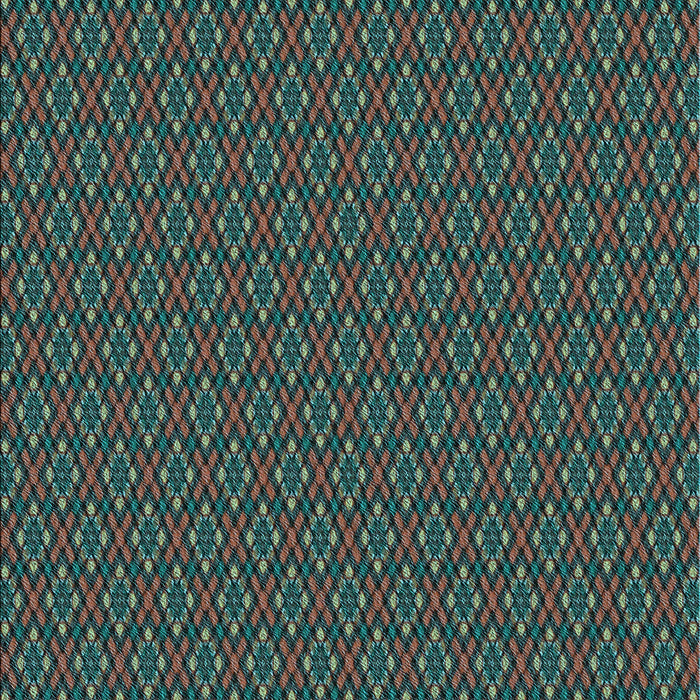 Machine Washable Transitional Green Rug, wshpat2311lblu