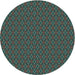 Square Patterned Sea Green Rug, pat2311lblu