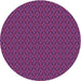 Square Machine Washable Transitional Dark Orchid Purple Rug in a Living Room, wshpat2311pur