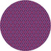 Square Patterned Dark Orchid Purple Rug, pat2311pur