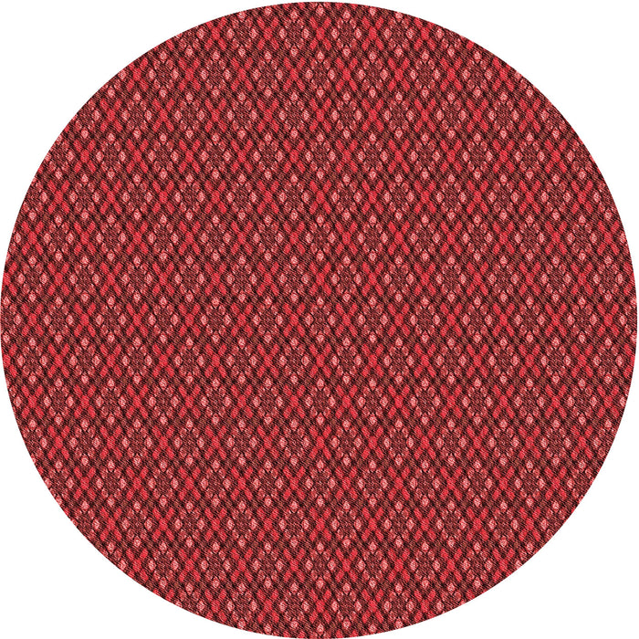 Square Patterned Red Rug, pat2311rd