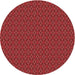 Square Patterned Red Rug, pat2311rd