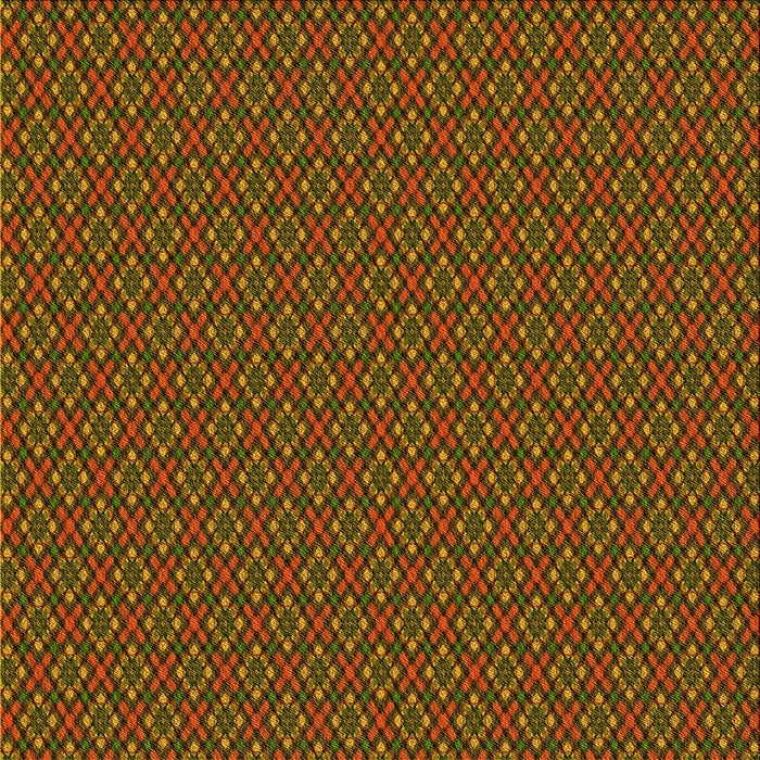 Round Machine Washable Transitional Saffron Red Rug, wshpat2311yw