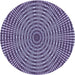 Square Patterned Purple Rug, pat2312blu