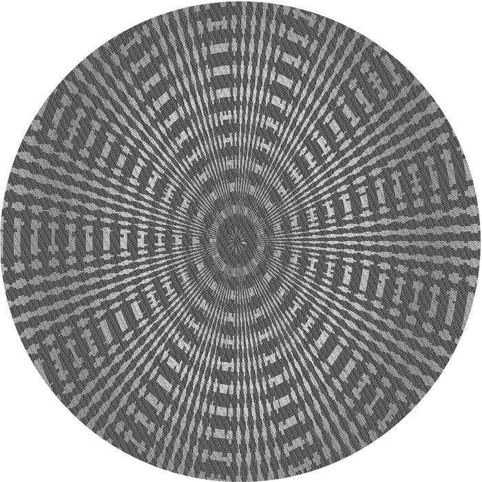 Square Machine Washable Transitional Dark Gray Rug in a Living Room, wshpat2312gry