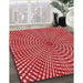 Machine Washable Transitional Pastel Red Pink Rug in a Family Room, wshpat2312rd