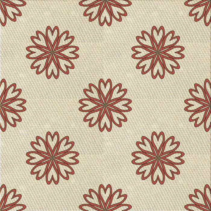 Round Machine Washable Transitional Wheat Beige Rug, wshpat2313brn