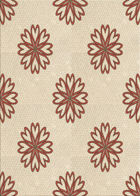 Machine Washable Transitional Wheat Beige Rug, wshpat2313brn