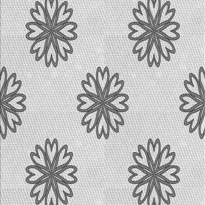 Machine Washable Transitional Platinum Gray Rug, wshpat2313gry