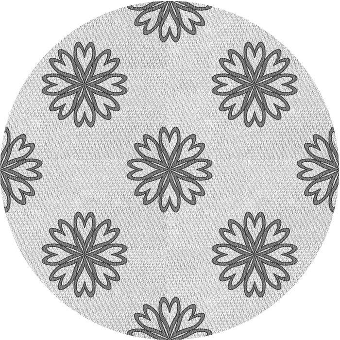 Square Machine Washable Transitional Platinum Gray Rug in a Living Room, wshpat2313gry