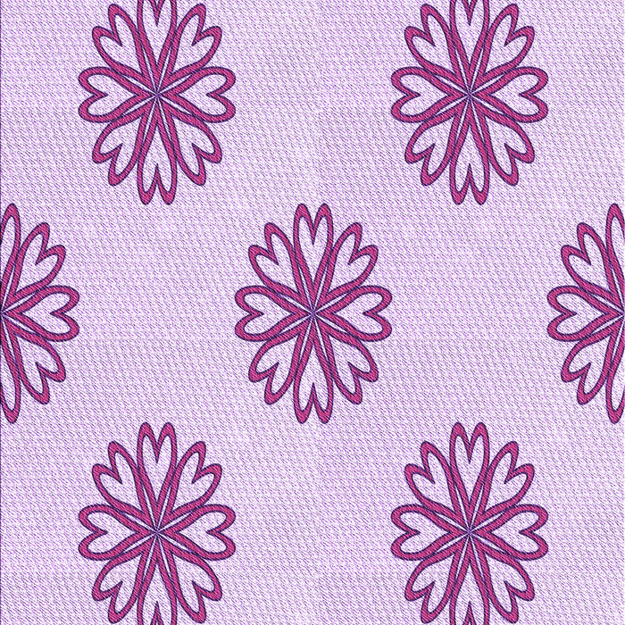 Machine Washable Transitional Purple Rug, wshpat2313pur