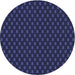 Square Patterned Night Blue Rug, pat2314blu