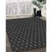 Patterned Midnight Gray Rug in Family Room, pat2314gry