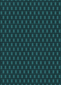 Machine Washable Transitional Dark Cyan Green Rug, wshpat2314lblu