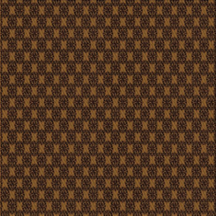 Round Patterned Mahogany Brown Rug, pat2314org