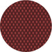 Square Machine Washable Transitional Red Rug in a Living Room, wshpat2314rd