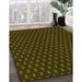 Patterned Oak Brown Rug in Family Room, pat2314yw