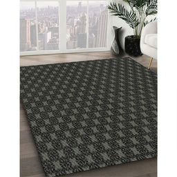 Machine Washable Transitional Black Rug in a Family Room, wshpat2314