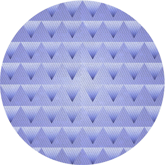 Square Patterned Light Slate Blue Rug, pat2315blu