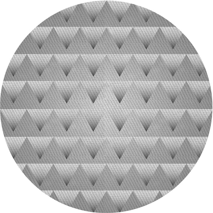 Square Patterned Gray Rug, pat2315gry