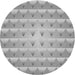 Square Patterned Gray Rug, pat2315gry