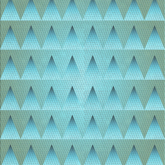 Patterned Seafoam Green Rug, pat2315lblu