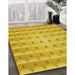 Machine Washable Transitional Gold Yellow Rug in a Family Room, wshpat2315yw