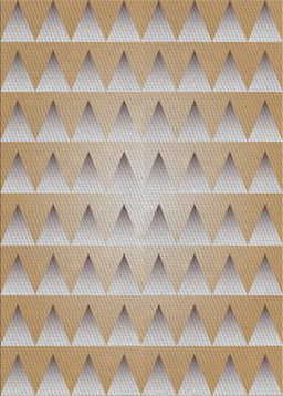 Machine Washable Transitional Dark Gold Brown Rug, wshpat2315