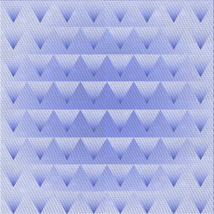 Round Patterned Sky Blue Rug, pat2316blu