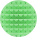 Square Patterned Green Rug, pat2316grn