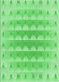 Patterned Green Rug, pat2316grn