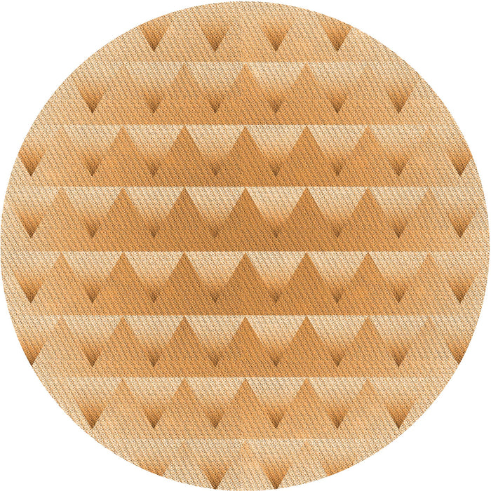 Square Machine Washable Transitional Orange Rug in a Living Room, wshpat2316org