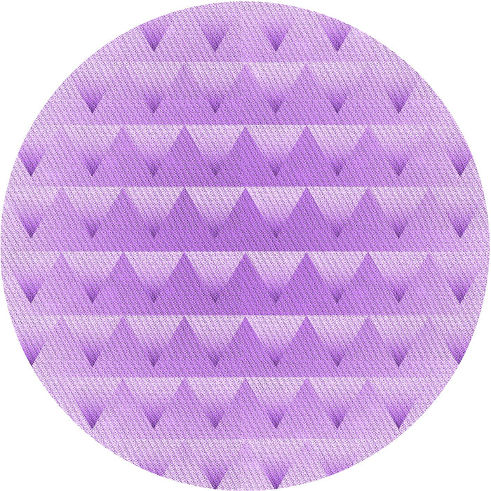Square Patterned Purple Rug, pat2316pur