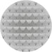 Square Machine Washable Transitional Grey Gray Rug, wshpat2316