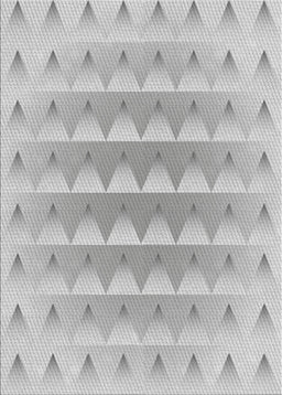 Patterned Gray Novelty Rug, pat2316