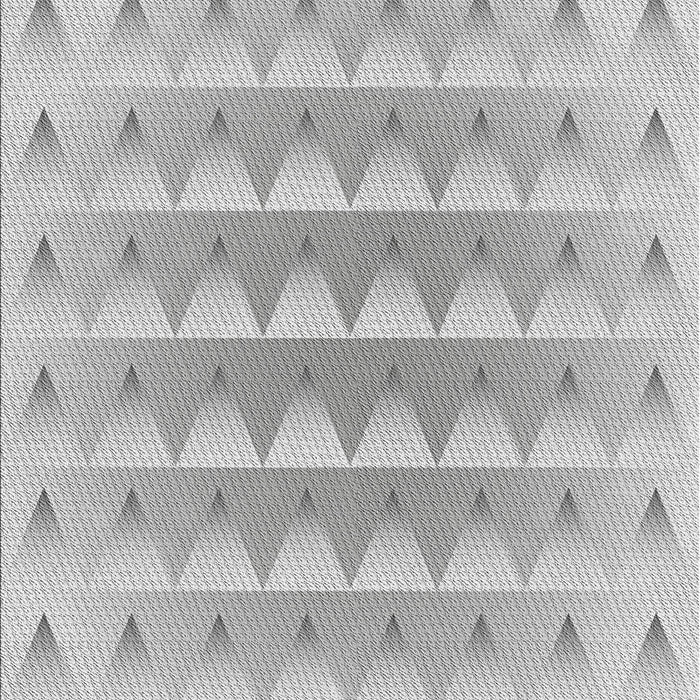 Patterned Gray Novelty Rug, pat2316