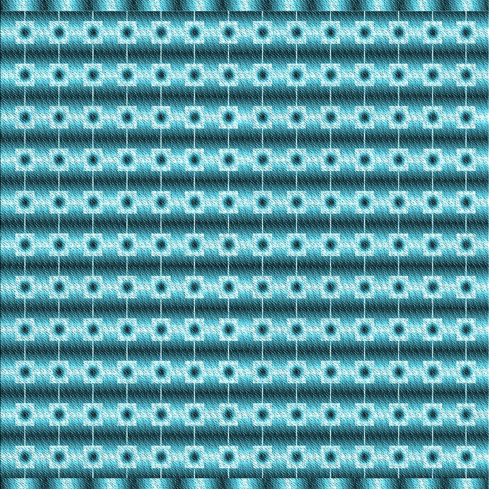 Patterned Dark Cyan Green Rug, pat2317lblu
