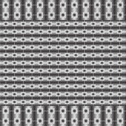 Square Patterned Black Novelty Rug, pat2317