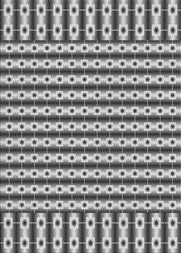 Patterned Black Novelty Rug, pat2317