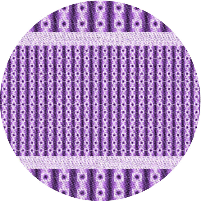 Square Patterned Dark Orchid Purple Rug, pat2318pur