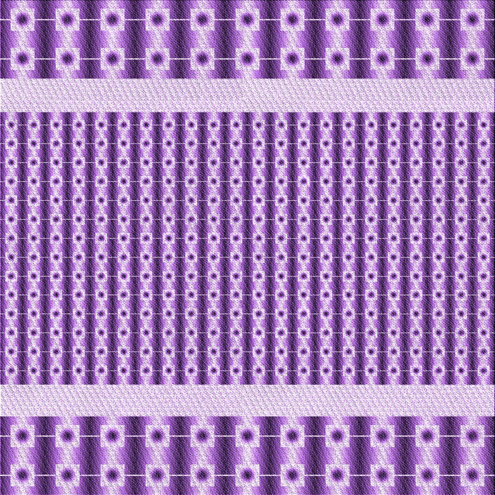 Round Patterned Dark Orchid Purple Rug, pat2318pur