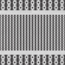 Square Patterned Gray Novelty Rug, pat2318