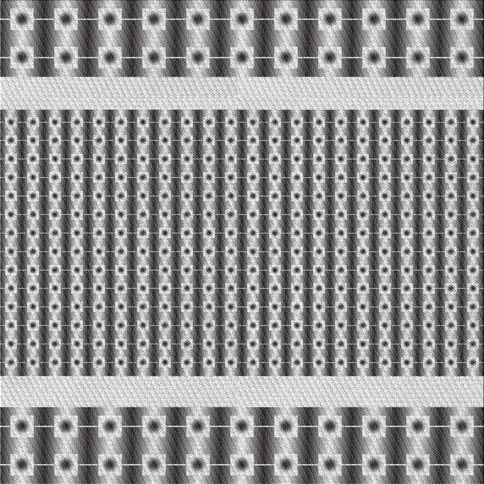 Square Patterned Gray Novelty Rug, pat2318