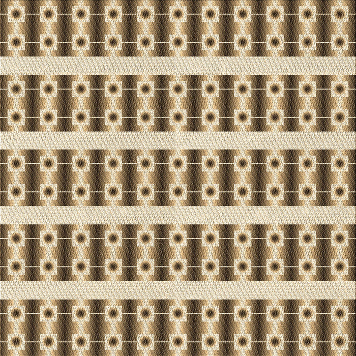 Round Patterned Red Brown Rug, pat2319brn