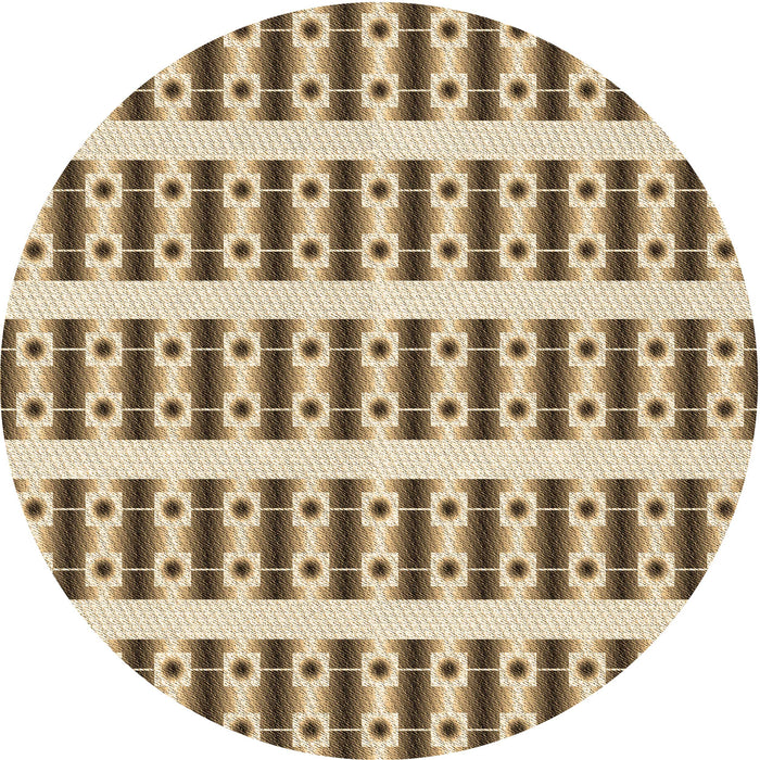 Square Patterned Red Brown Rug, pat2319brn