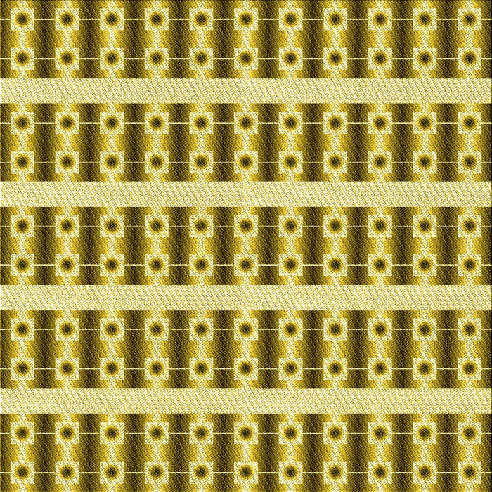 Round Patterned Dark Yellow Green Rug, pat2319yw